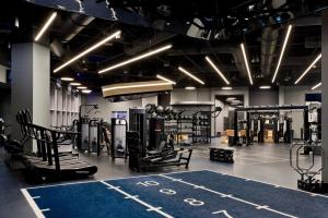 Das Fitnesscenter und/oder die Fitnesseinrichtungen in der Unterkunft Fontainebleau Las Vegas
