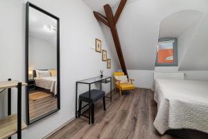 Posteľ alebo postele v izbe v ubytovaní BLAHA ROOMS