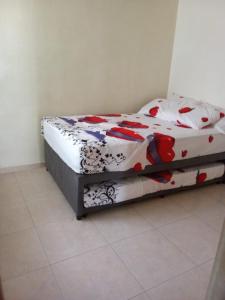 Postel nebo postele na pokoji v ubytování Acogedora Casa Flandes