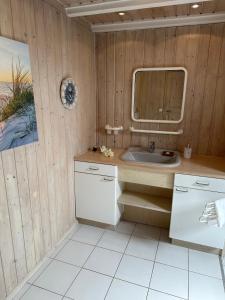 Kylpyhuone majoituspaikassa Große Sundpfote