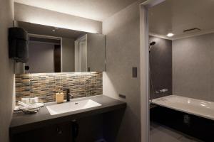 Koupelna v ubytování Shiga Grand Hotel