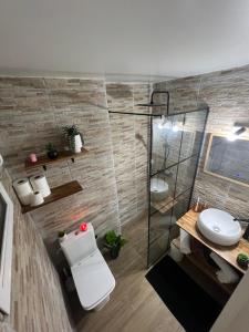 Kupatilo u objektu Laroom Kanel - Vue Mer & Piscine
