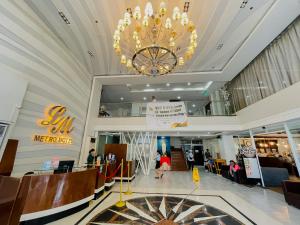 Vstupní hala nebo recepce v ubytování LM METRO HOTEL
