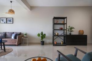 Posezení v ubytování Grandeur stays Donapaula Panjim