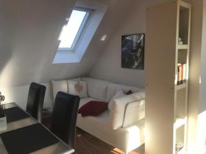 Posezení v ubytování Ferienwohnung Schmidbauer
