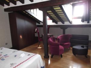 Posezení v ubytování Hotel Termal Abadia de Los Templarios