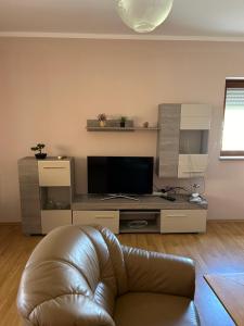 TV a/nebo společenská místnost v ubytování OLIVA DOM Čista Mala