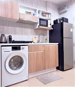 Dapur atau dapur kecil di Modern loft 2brd