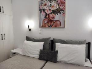 Postel nebo postele na pokoji v ubytování Happiness Apartment 6