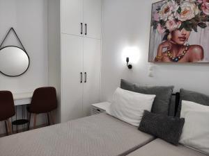 Postel nebo postele na pokoji v ubytování Happiness Apartment 6