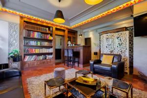 Χώρος καθιστικού στο Hotel Cristal Park