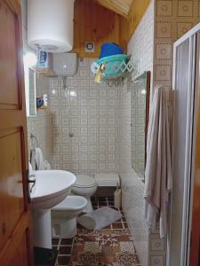 Ένα μπάνιο στο Casa Vacanza Alfedena