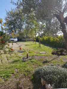 A garden outside Un passo dal mare - Guest House