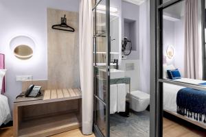Hotel Casa Palacete Tablas客房内的一张或多张床位