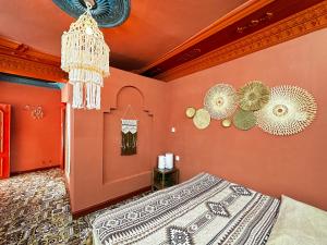 Cama o camas de una habitación en 浪子小栈 Kashgar Ancient City