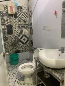 A bathroom at An Nam Corner- Cong Quynh