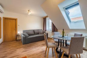 Posezení v ubytování Apartmán Solaris