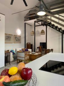 Postel nebo postele na pokoji v ubytování LOFT Köveskál