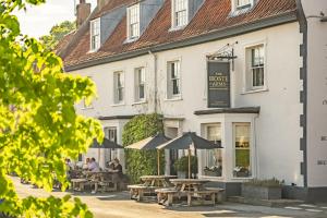 Bygningen som feriehuset ligger i