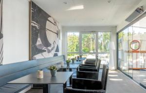 Ruang duduk di Apartments Boddenblick