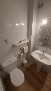 Koupelna v ubytování Hostal Rural Sositana