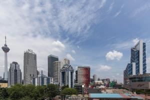 Nespecifikovaný výhled na destinaci Kuala Lumpur nebo výhled na město při pohledu z hotelu
