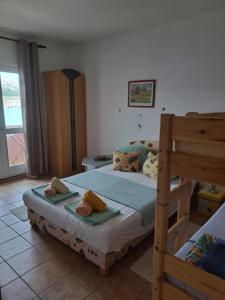 Posteľ alebo postele v izbe v ubytovaní Apartments Meerzeit