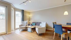 Posezení v ubytování strandnahe FeWo mit Balkon,Residenz Bel Vital 15
