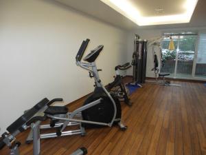 Fitness centrum a/nebo fitness zařízení v ubytování strandnahe FeWo mit Balkon,Residenz Bel Vital 15