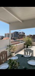 Uma varanda ou terraço em Apartmani Simona