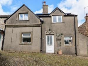 Bygningen som feriehuset ligger i