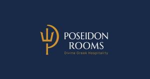 卡拉挪拉的住宿－Poseidon Rooms，希腊招待期间生产室的标志