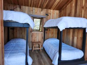 Postel nebo postele na pokoji v ubytování Lodge Rincon del Bosque, Malalcahuello