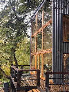 Balkón nebo terasa v ubytování Lodge Rincon del Bosque, Malalcahuello + 15 fotografií