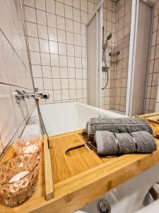 Koupelna v ubytování RM Appartements