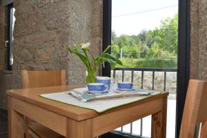 En balkon eller terrasse på Quinta do Eido