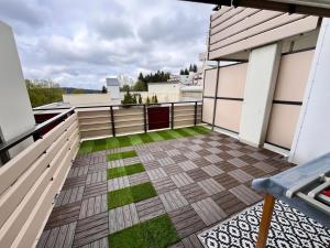 Balkón nebo terasa v ubytování Exil Apartment