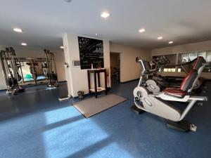 Fitness centrum a/nebo fitness zařízení v ubytování Exil Apartment