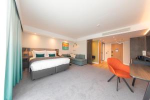 Кровать или кровати в номере Holiday Inn Blackpool by IHG
