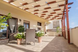Balkón nebo terasa v ubytování Domo Papiros B&B