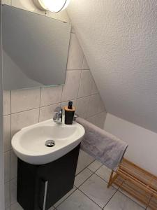 Koupelna v ubytování Ferienwohnung Merle in Winterberg-Altastenberg