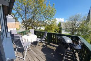 Balkón nebo terasa v ubytování Ferienwohnung Merle in Winterberg-Altastenberg