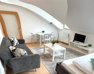 TV a/nebo společenská místnost v ubytování Vienna Excellent Apartments + 12 fotografií