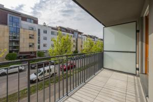Balkón alebo terasa v ubytovaní Sarmacka 25 studio 1 close to Medicover and Paley