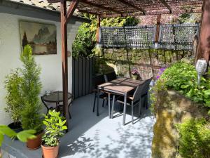Balkón nebo terasa v ubytování Am Berggarten