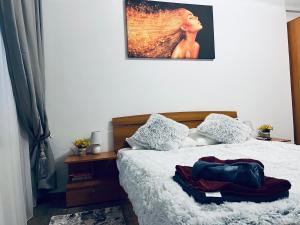 Кровать или кровати в номере Studio Vio