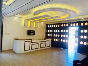 The lobby or reception area at St Paul's Hostels Buhabugali Kigoma