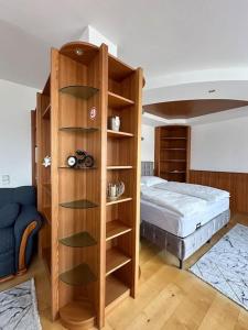 Postel nebo postele na pokoji v ubytování Apartment Weisses Lamm