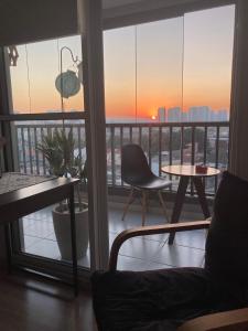 Balkón nebo terasa v ubytování Ap 2dorm, SP- Allianz Parque