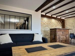 Posezení v ubytování Le gîte du besson Cassagne